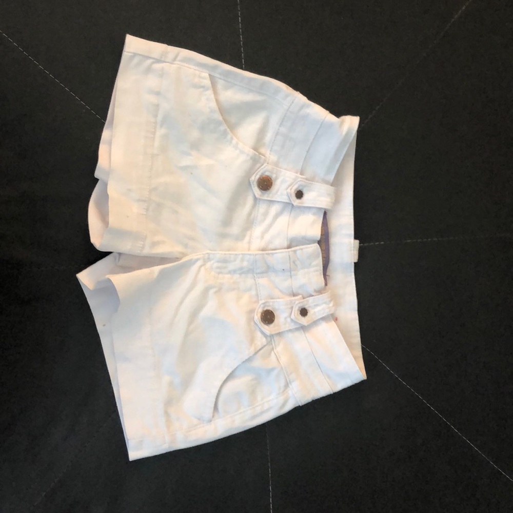 white shorts